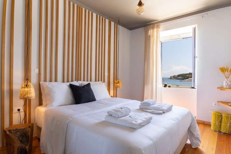 Sea view accommodation in Paxos Greece